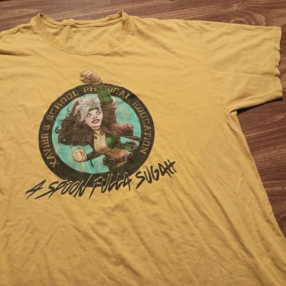 ROGUE X-MEN T-SHIRT - Large // Marvel Comics Xmen tee shirt - Picture 4 of 6